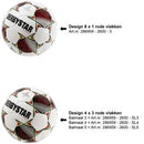 Derbystar Classic Super Light II Voetbal - Wit-Rood