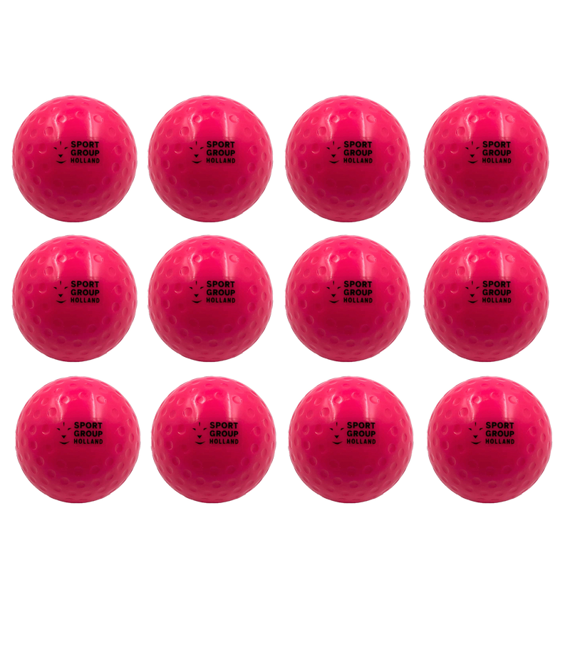 Hockeybal Dimple Roze (12 Stuks)