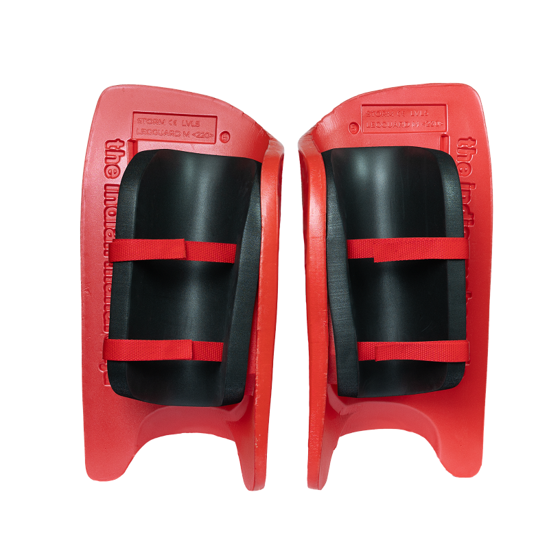 The Indian Maharadja Storm Legguards - Rood