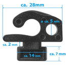 TEA 2116 Nethaak zwart