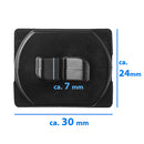 TEA Dubbele nethaak zwart